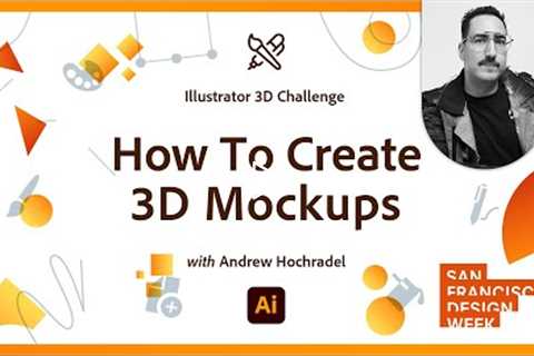 Creating 3D Mockups from Scratch | Illustration Challenge