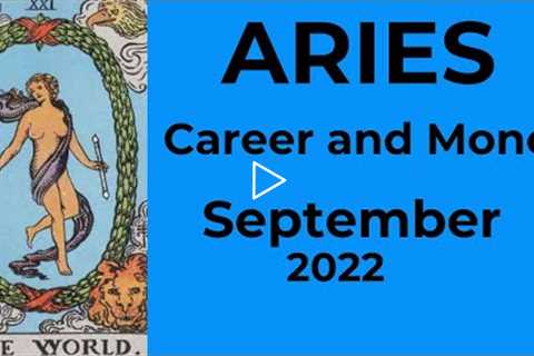 Aries: An EXTREMELY Dynamic Period! 💰 September 2022 CAREER AND MONEY Tarot Reading