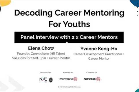 Panel Session on 27 August LevelUP Your Career Mentoring Kickoff