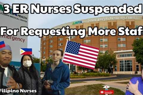 ER Nurses Suspended and Escorted Out // St. Joseph Medical Center Joliet Illinois USA // USRN