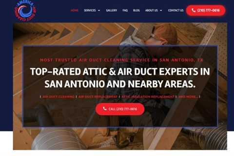 Leading sewer cleaning company America Air Duct Cleaning launches a new website for San Antonio..