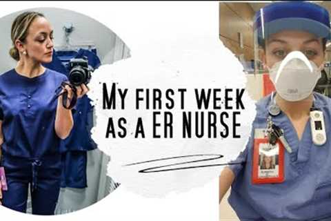 EMERGENCY ROOM NURSE | My first week EXPERIENCES |