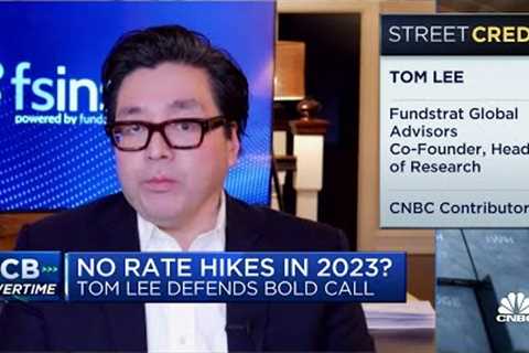 Fundstrat''s Tom Lee defends bold call of zero Fed rate hikes in 2023