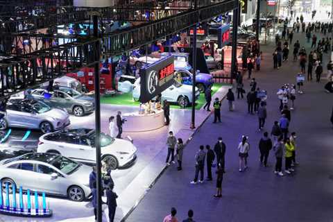 A concept car caught on fire in its 2022 Guangzhou Motor Show booth