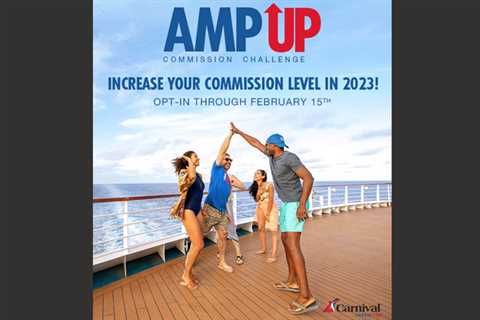 Carnival Cruise Line Brings Back Amp Up Commission Challenge