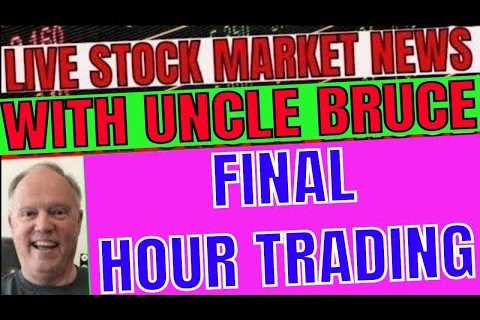 OPTION WRITERS CASH IN AS MARKETS RETREAT LIVE STOCK TRADING IN PLAIN ENGLISH WITH UNCLE BRUCE