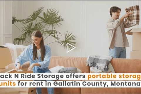 Pack N Ride - Portable Storage Units for Rent near Bozeman #portablestorage #pods #Bozeman