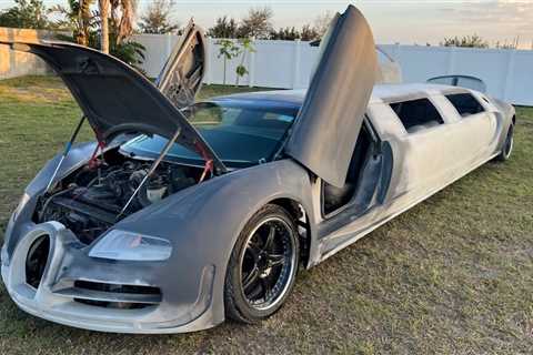 This Unfinished Lincoln-Based Bugatti Veyron Limo Replica Is Listed For $25k