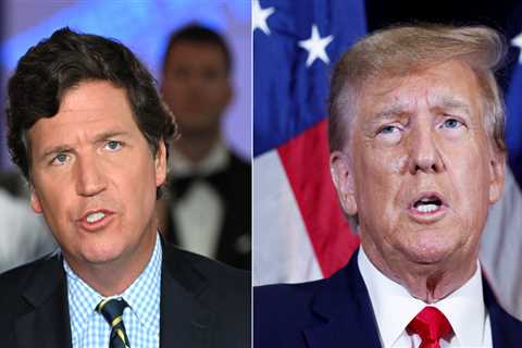 Donald Trump says Fox News host Tucker Carlson 'doesn't hate me, or at least, not anymore!' in..