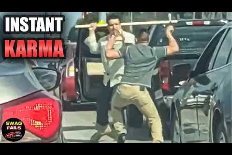 INSTANT KARMA | Car Fails, Stupid Drivers Caught On Camera | Total Idiots In Cars