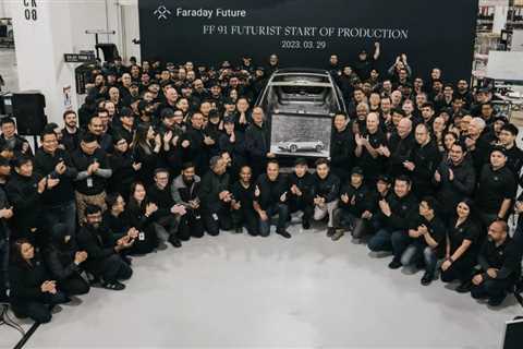 Faraday Future FF 91 Futurist Alliance launch model enters production