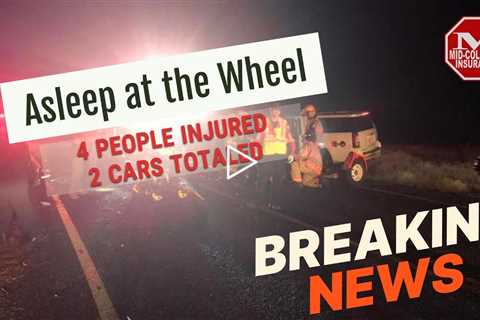 Asleep at the Wheel - 4 People Injured, 2 Cars Totalled #AccidentNews #BentonCounty #Washington