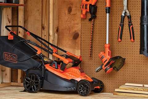 This Black+Decker electric lawnmower is available for a giant 50% off today