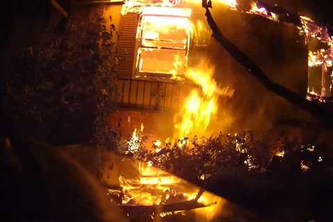 Helmet-cam video from Alabama house fire