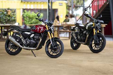 Triumph reveals entry-level retro bikes with Speed 400, Scrambler 400 X