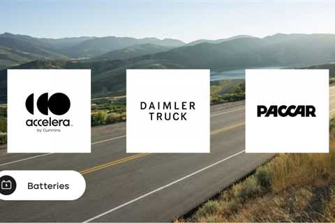 Cummins, Daimler and PACCAR form joint venture for US battery production