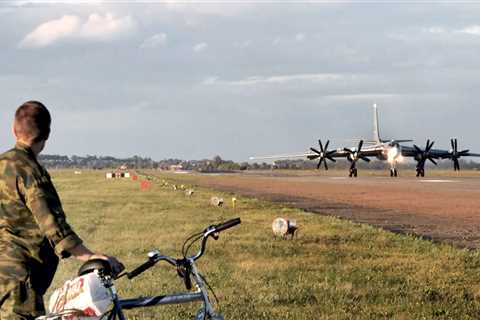 A new improvised anti-drone protection system appears at Russian military airfield