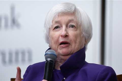 Frozen Russian assets should be taxed to fund Ukraine's rebuild, Treasury Secretary Janet Yellen..