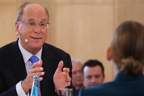 BlackRock''s Fink on Bonds, M&A, US Recession, Election: Full Interview