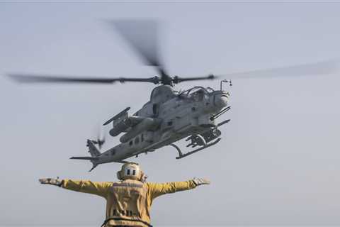 Iranian forces dangerously flashed a laser at a US Marine Corps attack helicopter