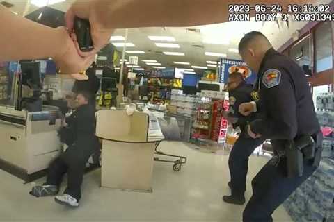 Watch: BWC video shows shootout between N.M. officers, suspect inside supermarket