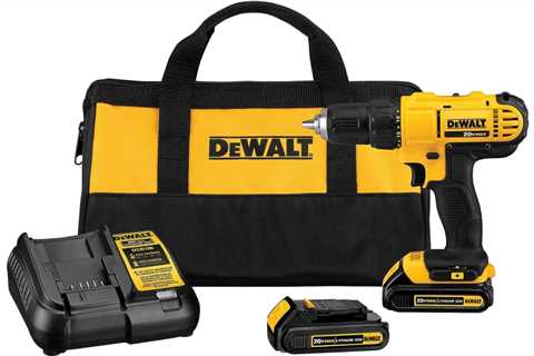 Snag this DeWalt Cordless Drill/Driver Kit for 58% off right now at Amazon