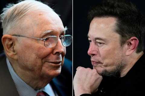 Charlie Munger once said he and Warren Buffett weren't interested in emulating Elon Musk: 'We don't ..