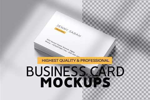 20+ Business Card Mockups to Elevate Your Brand