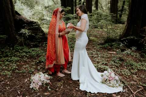 This Romantic Big Sur Elopement Paid Homage to The Couple’s Love For The Redwoods