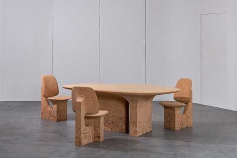 Beautiful burnt cork furniture upholds ecosystem resiliency