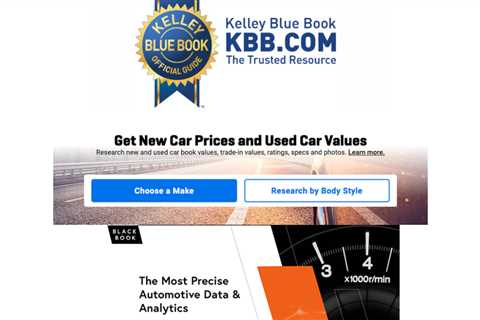 Car value books: Kelley Blue Book vs NADA Guide vs Black Book