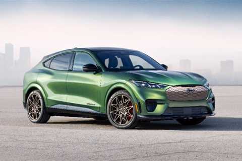 Go green with the 2024 Ford Mustang Mach-E GT's new Bronze package