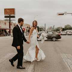 Modern and Colorful South Congress Hotel Wedding