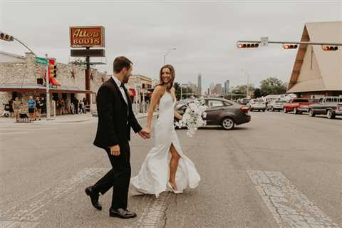 Modern and Colorful South Congress Hotel Wedding