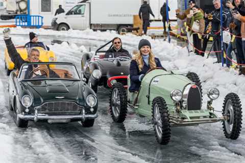 At St. Moritz, the Ferraris and Bugattis are small wonders