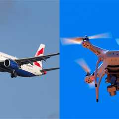 A British Airways jet came 'extremely close' to a drone that was flying 24 times above its legal..