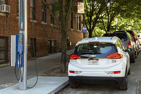 NYC's curbside EV chargers are popular — and often blocked