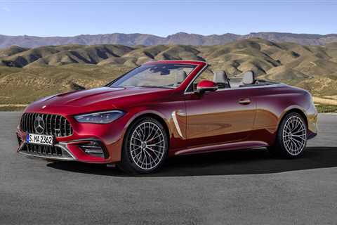 2025 Mercedes-AMG CLE 53 Cabriolet combines performance and open-air driving