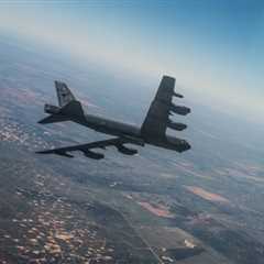 B-52 bomber crew picks up award for pulling their plane out of life-threatening 'catastrophic'..