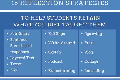 Strategies To Help Students Retain What You Taught Them