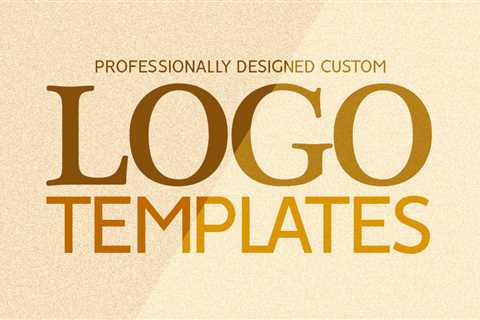 Custom Logo Templates: 30 Professionally Design Vector Logos