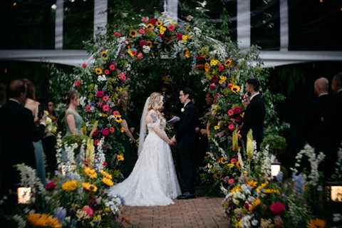 This East Wind Long Island Wedding Was Dripping With Wildflowers