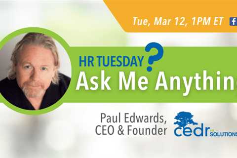 Upcoming AADOM HR Tuesday Ask Me Anything – Cannabis Usage, Pumping on the Clock, and Using Phones..
