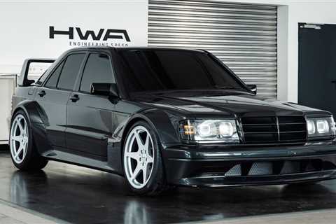 HWA Evo is a modern take on the Mercedes-Benz 190 E 2.5-16 Evo II