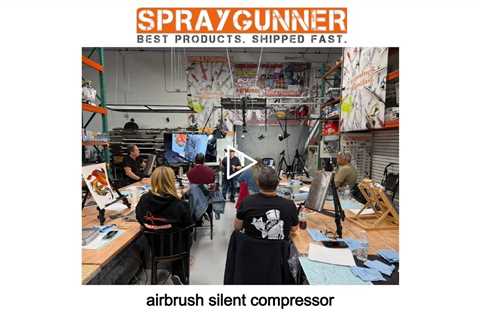 airbrush silent compressor - SprayGunner