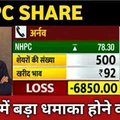 nhpc share latest news 🔴 nhpc share today update, market trends, and fundamental analysis