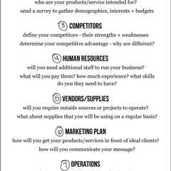 Pin by Nichea Mitchell on Business | Creative business plan template, Startup business plan,..