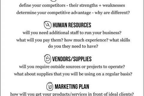 Pin by Nichea Mitchell on Business | Creative business plan template, Startup business plan,..