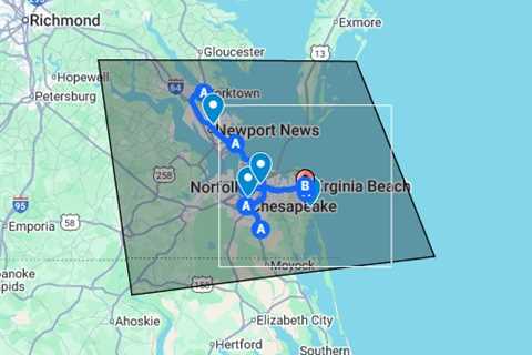 DTF Transfers Virginia Beach, VA - Google My Maps