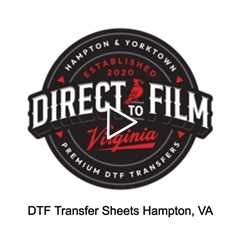 DTF Transfer Sheets Hampton, VA - DTF Virginia - 757-243-3260
